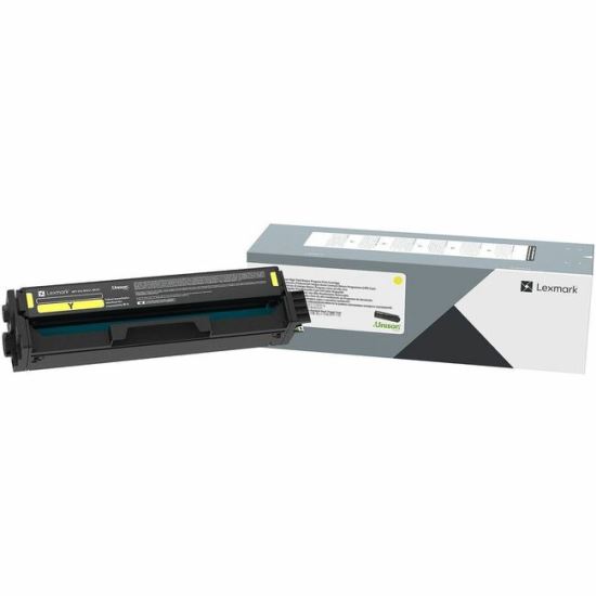 Lexmark Original Laser Toner Cartridge - Yellow Pack 1