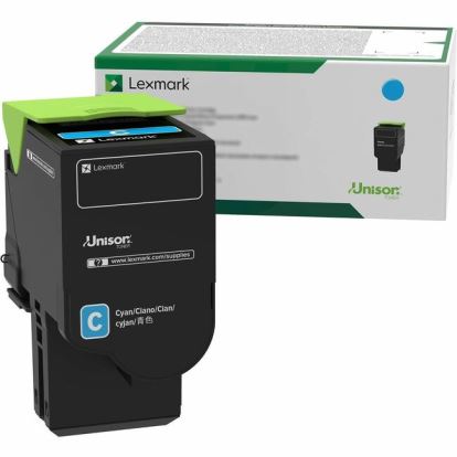 Lexmark Unison Original Extra High Yield Laser Toner Cartridge - Cyan - 1 Each 1