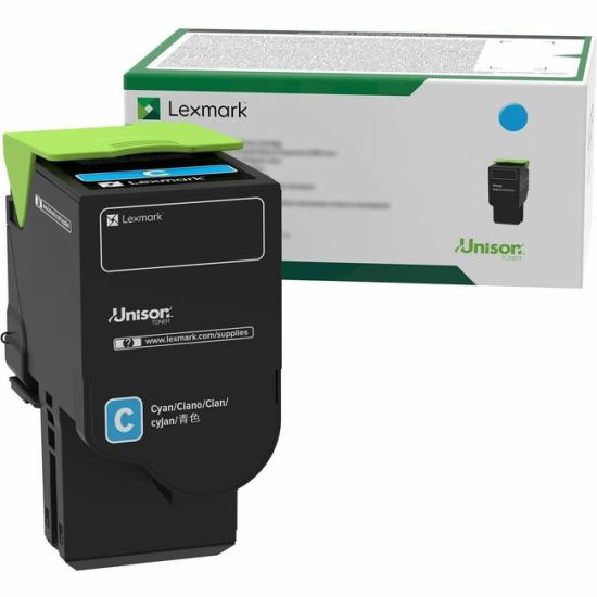 Lexmark Unison Original Extra High Yield Laser Toner Cartridge - Cyan - 1 Each 1