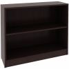 Lorell Essentials Espresso Laminate Bookcase 1