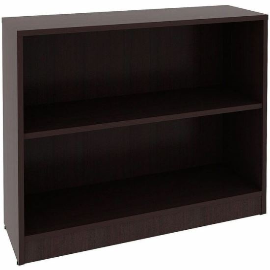 Lorell Essentials Espresso Laminate Bookcase 1