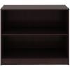 Lorell Essentials Espresso Laminate Bookcase 2