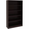 Lorell Essentials Espresso Laminate Bookcase 1