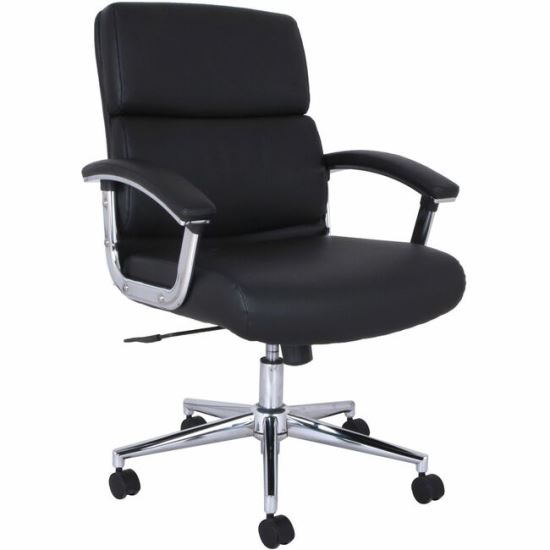 Lorell Vuelo Modern Bonded-Leather Office Chairs 1