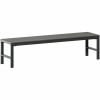 Lorell Faux Wood Outdoor Bench 1