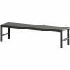 Lorell Faux Wood Outdoor Bench 4