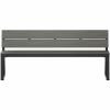 Lorell Faux Wood Outdoor Bench 2