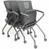 Lorell Conjure Mesh Training Chairs with Arms 6