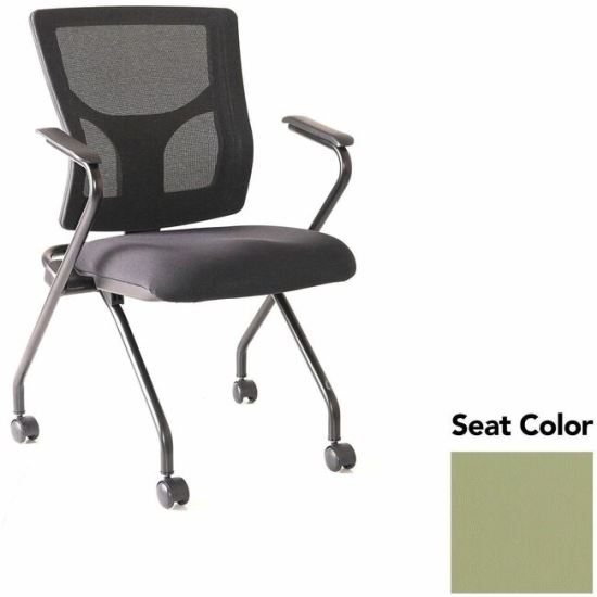 Lorell Conjure Mesh Training Chairs with Arms 1