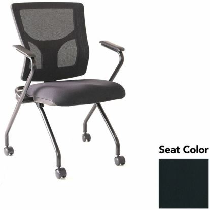 Lorell Conjure Mesh Training Chairs with Arms 1