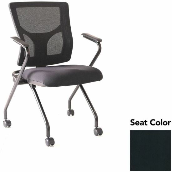 Lorell Conjure Mesh Training Chairs with Arms 1