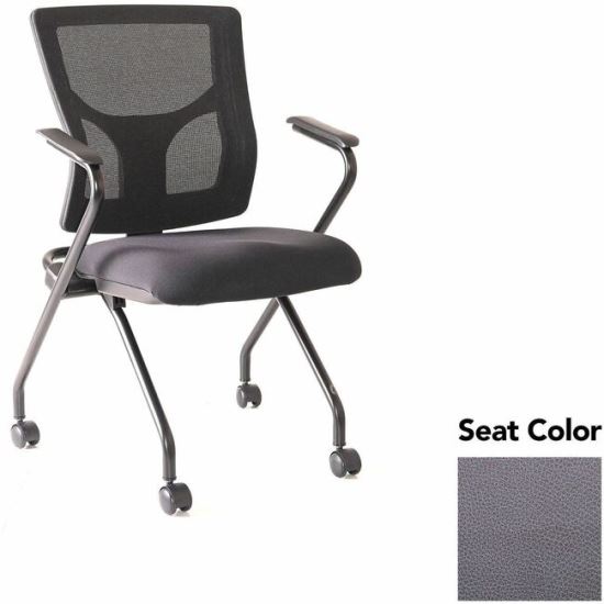 Lorell Conjure Mesh Training Chairs with Arms 1