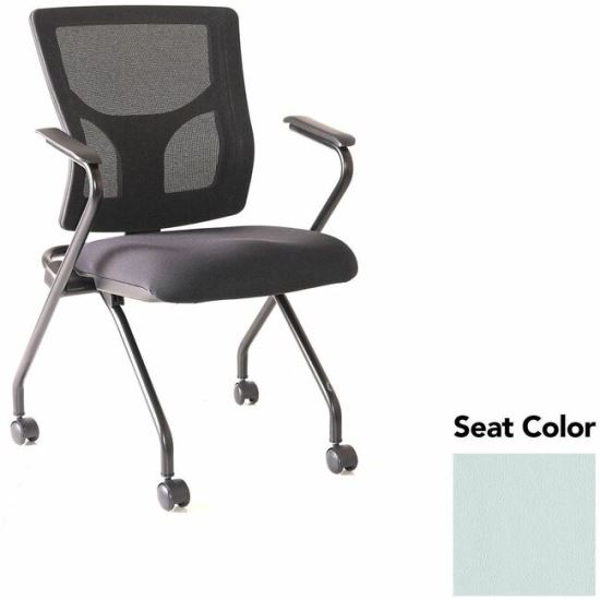 Lorell Conjure Mesh Training Chairs with Arms 1