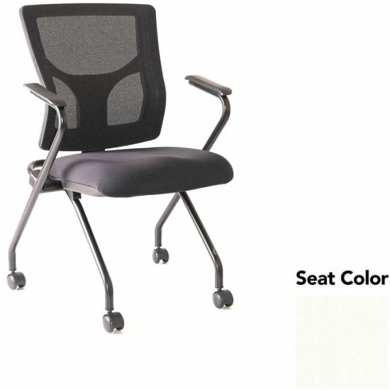 Lorell Conjure Mesh Training Chairs with Arms 1
