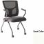 Lorell Conjure Mesh Training Chairs with Arms 1