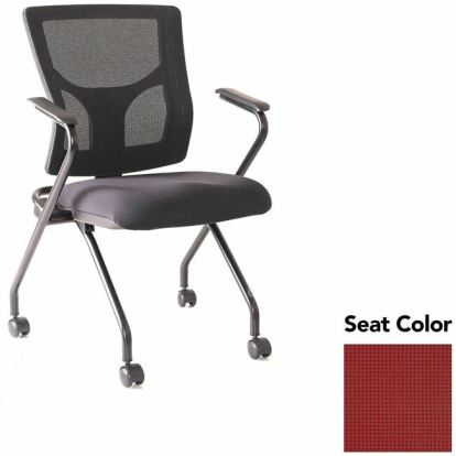 Lorell Conjure Mesh Training Chairs with Arms 1