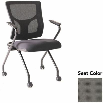 Lorell Conjure Mesh Training Chairs with Arms 1