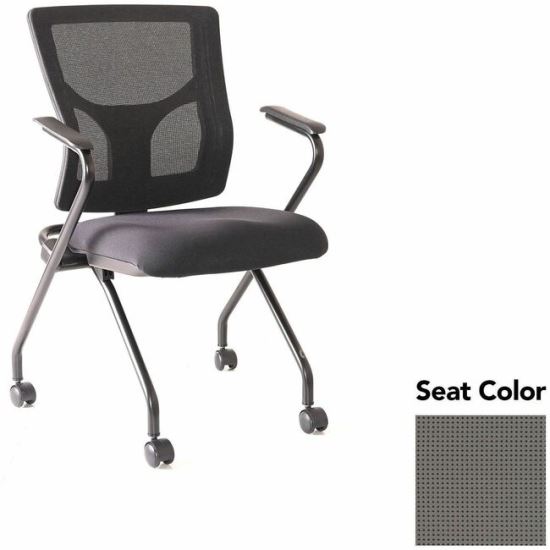 Lorell Conjure Mesh Training Chairs with Arms 1