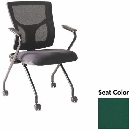 Lorell Conjure Mesh Training Chairs with Arms 1