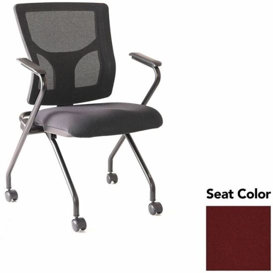 Lorell Conjure Mesh Training Chairs with Arms 1