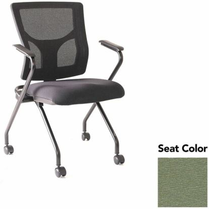 Lorell Conjure Mesh Training Chairs with Arms 1