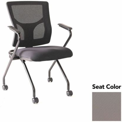 Lorell Conjure Mesh Training Chairs with Arms 1