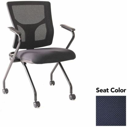 Lorell Conjure Mesh Training Chairs with Arms 1