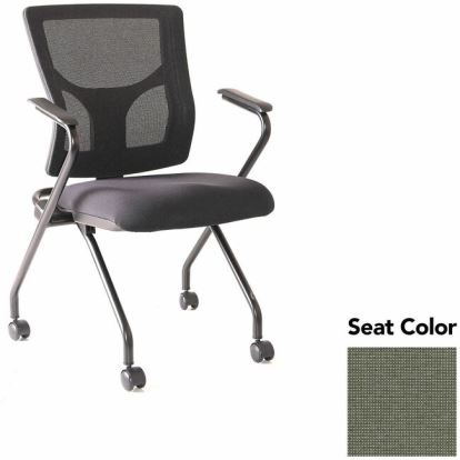 Lorell Conjure Mesh Training Chairs with Arms 1