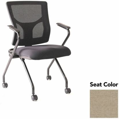 Lorell Conjure Mesh Training Chairs with Arms 1