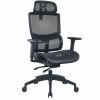 Lorell Ripley All-Mesh High-Back Chair with Articulating Lumbar Support 1
