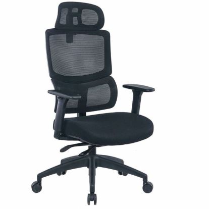 Lorell Ripley High Mesh-Back Chair with Articulating Lumbar Support 1