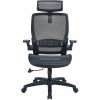 Lorell Lanser All-Mesh Chair with Flip-Up Arms 2