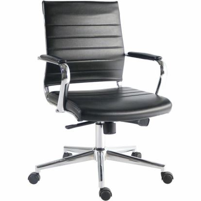 Lorell Tempo Modern Mid-Back Manager Chair 1