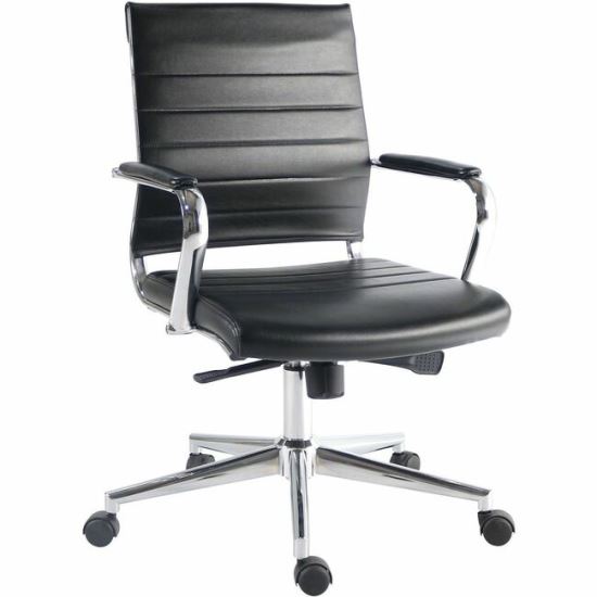 Lorell Tempo Modern Mid-Back Manager Chair 1