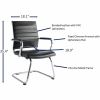 Lorell Tempo Modern Guest Chair 8