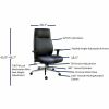 Lorell Fuerte Executive High-Back Chair with Adjustable Arms 7