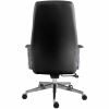 Lorell Fuerte Executive/Conference High-Back Chair with Polished Aluminum Arms 4