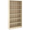 Lorell Sturdy 6-Shelf Bookcase 1