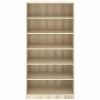 Lorell Sturdy 6-Shelf Bookcase 2