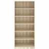 Lorell Sturdy 6-Shelf Bookcase 2