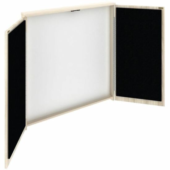 Lorell Dry-Erase Whiteboard Presentation Cabinet 1
