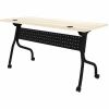 Lorell Modern Elm/Black Flip-Up Training Tables 7