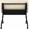 Lorell Modern Elm/Black Flip-Up Training Tables 3