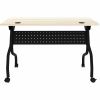 Lorell Modern Elm/Black Flip-Up Training Tables 5