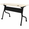 Lorell Modern Elm/Black Flip-Up Training Tables 7