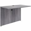 Lorell Weathered Charcoal Laminate Desking 1