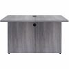 Lorell Weathered Charcoal Laminate Desking 2