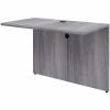 Lorell Weathered Charcoal Laminate Desking 5