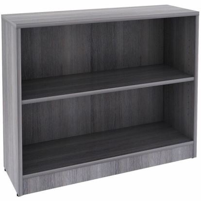 Lorell Weathered Charcoal Laminate Bookcase 1