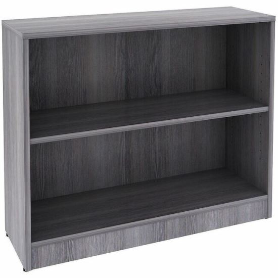 Lorell Weathered Charcoal Laminate Bookcase 1